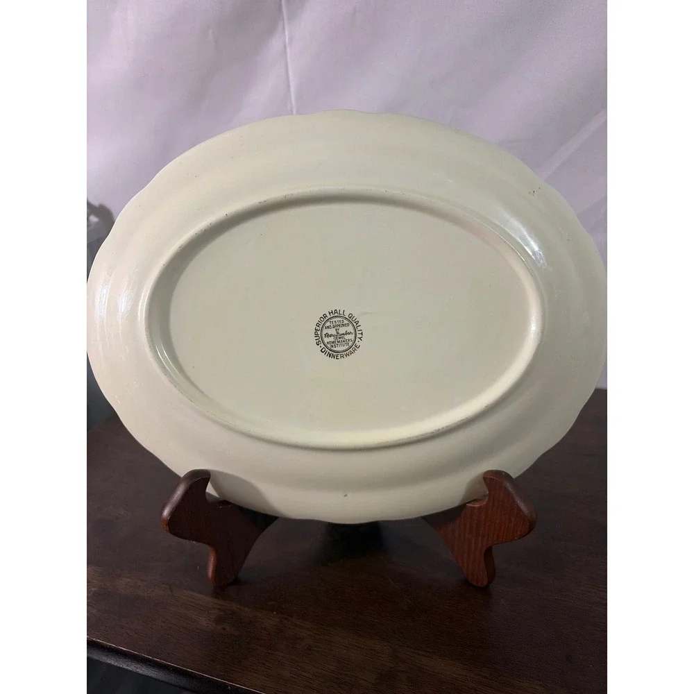 Hall China vintage oval